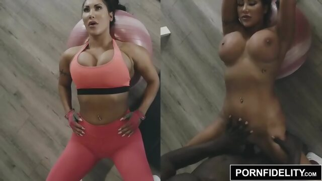 August Taylor gets pounded by BBC cumshot fitness bbc